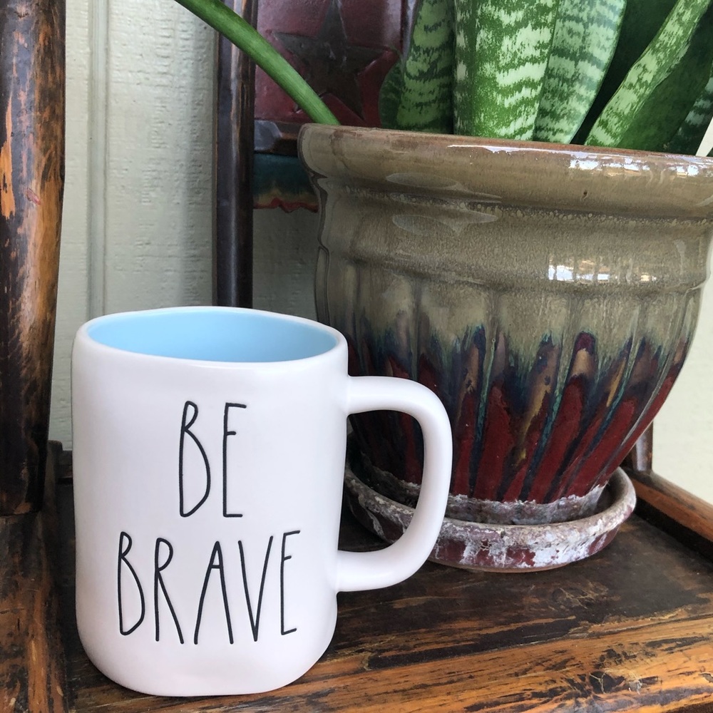 Rae Dunn BE BRAVE Mug